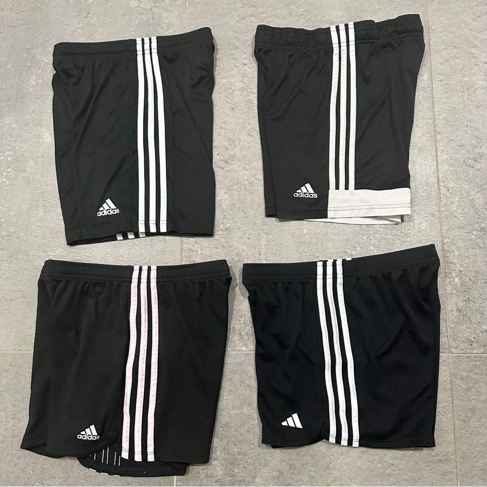 Youth girls Adidas soccer shorts M/L